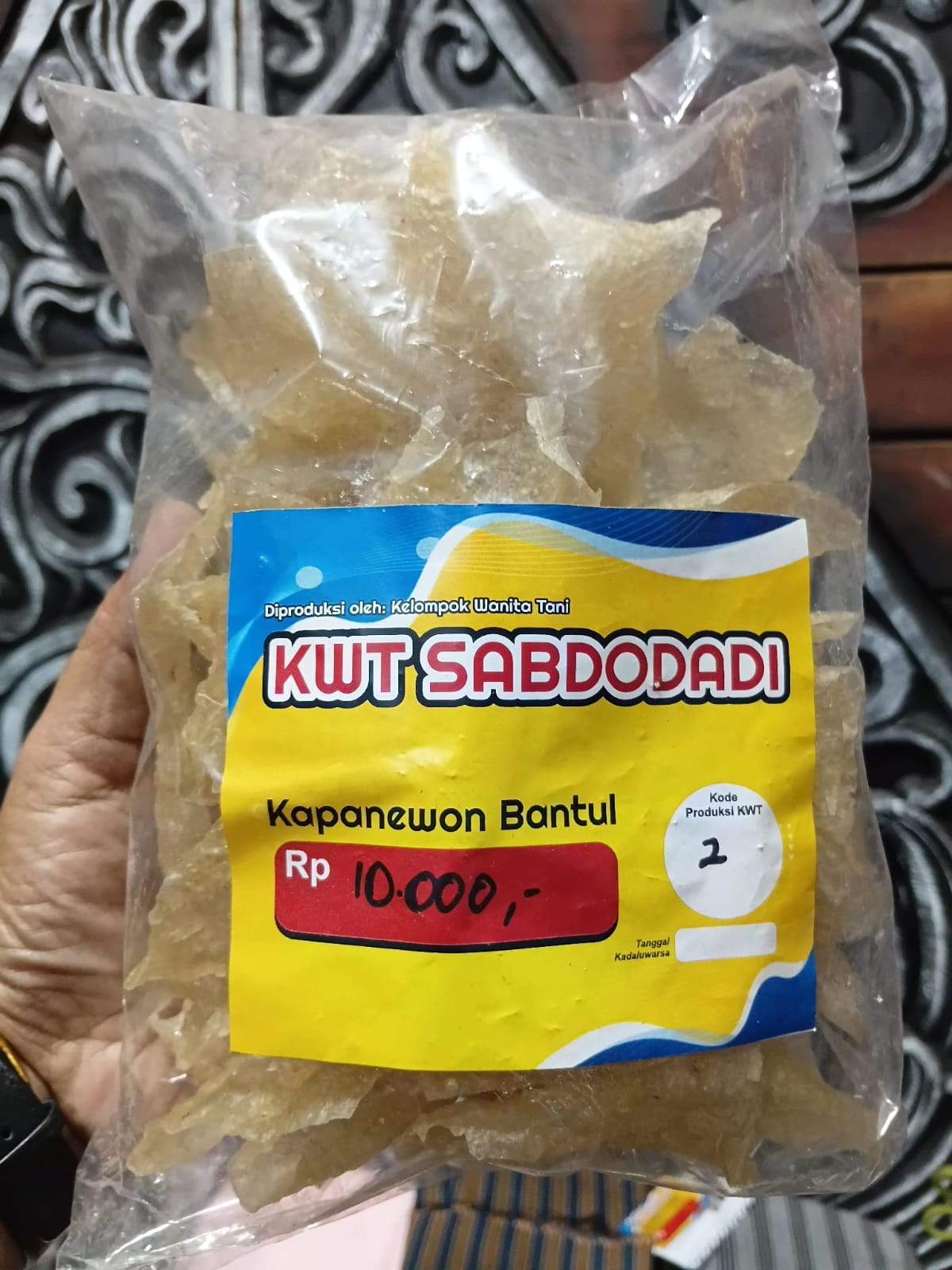 Lempeng Gendar Mentah